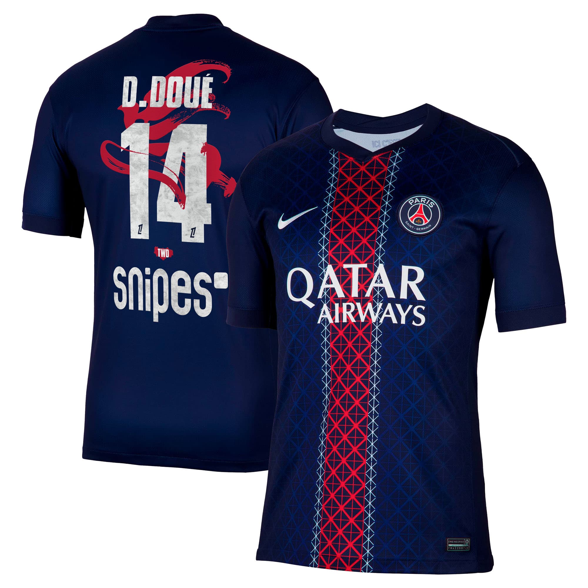 Nike Maillot PSG Domicile 2026 - TEAM WANG D.Doué 14