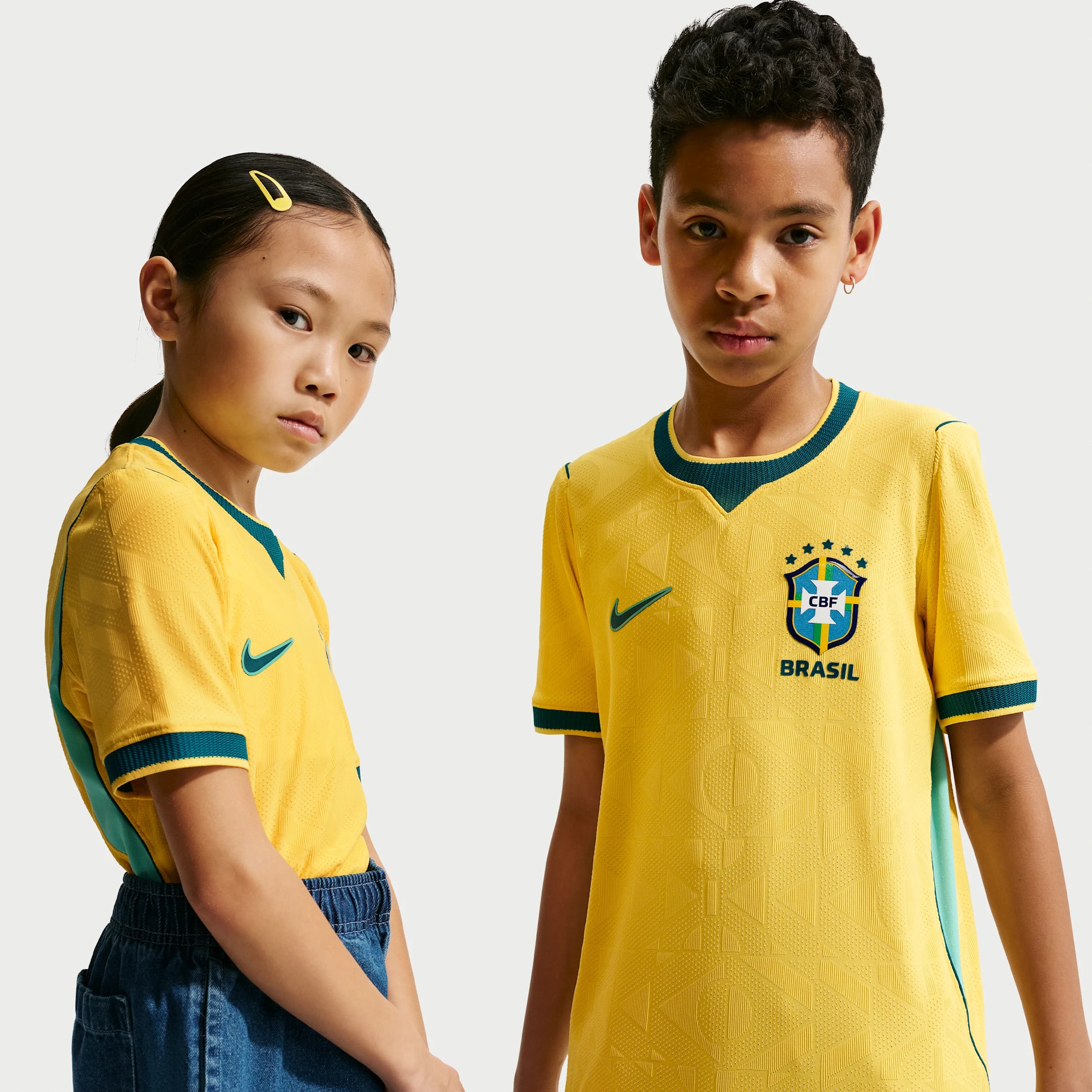 Nike Maillot Brésil Domicile Authentique 2026 - Enfant