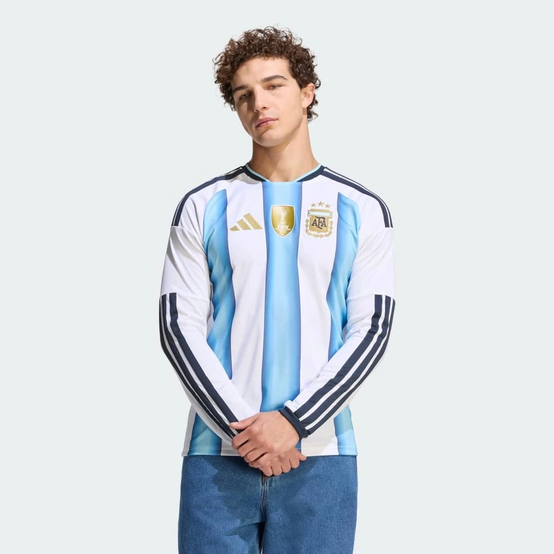 Adidas Maillot Argentine Domicile Manches Longues 2026