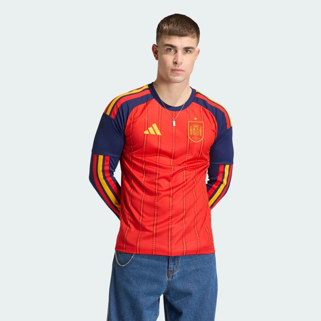 Adidas Maillot Espagne Domicile Manches Longues 2026 