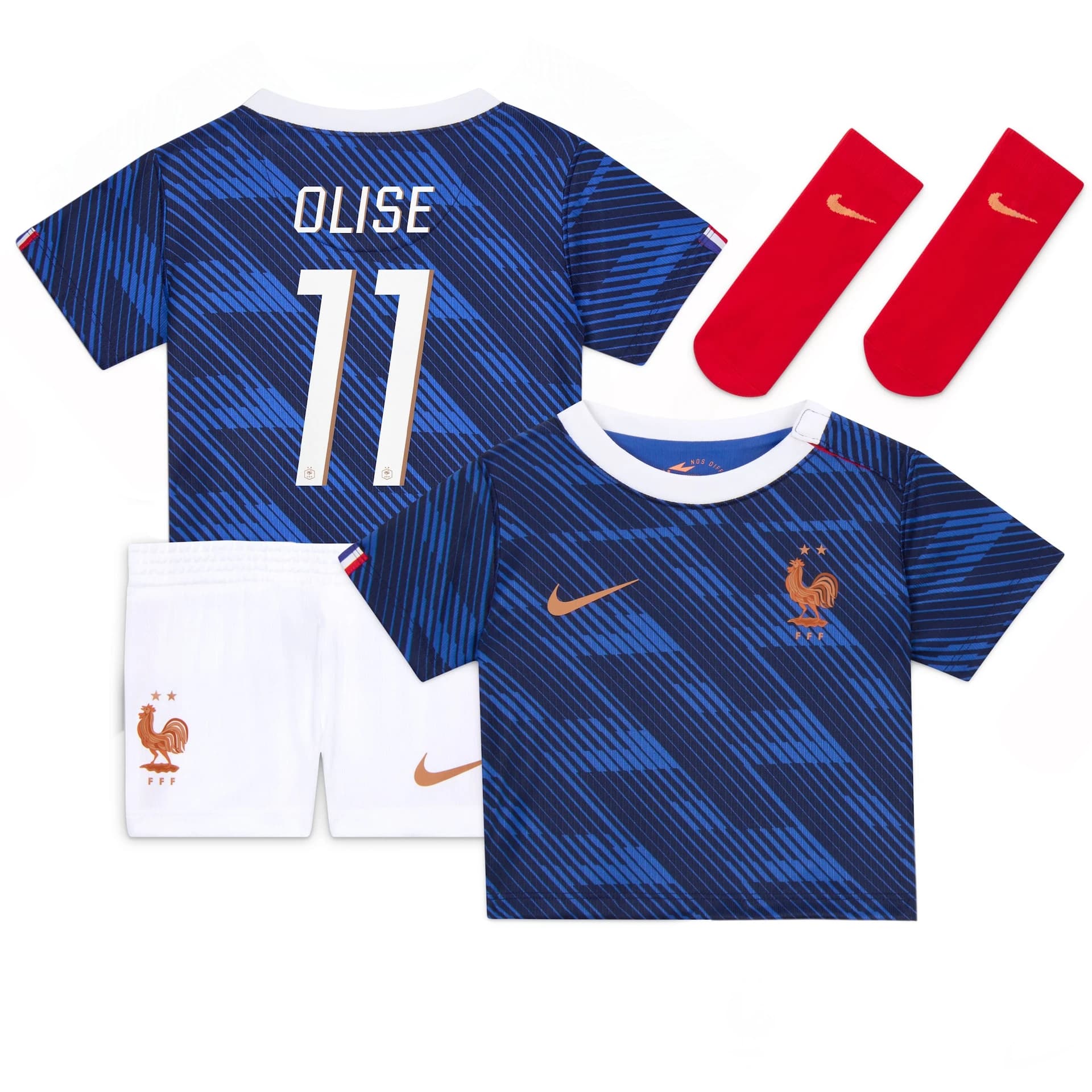 Nike Maillot France Bébé Domicile 2026/2027 - Michael Olise N°11
