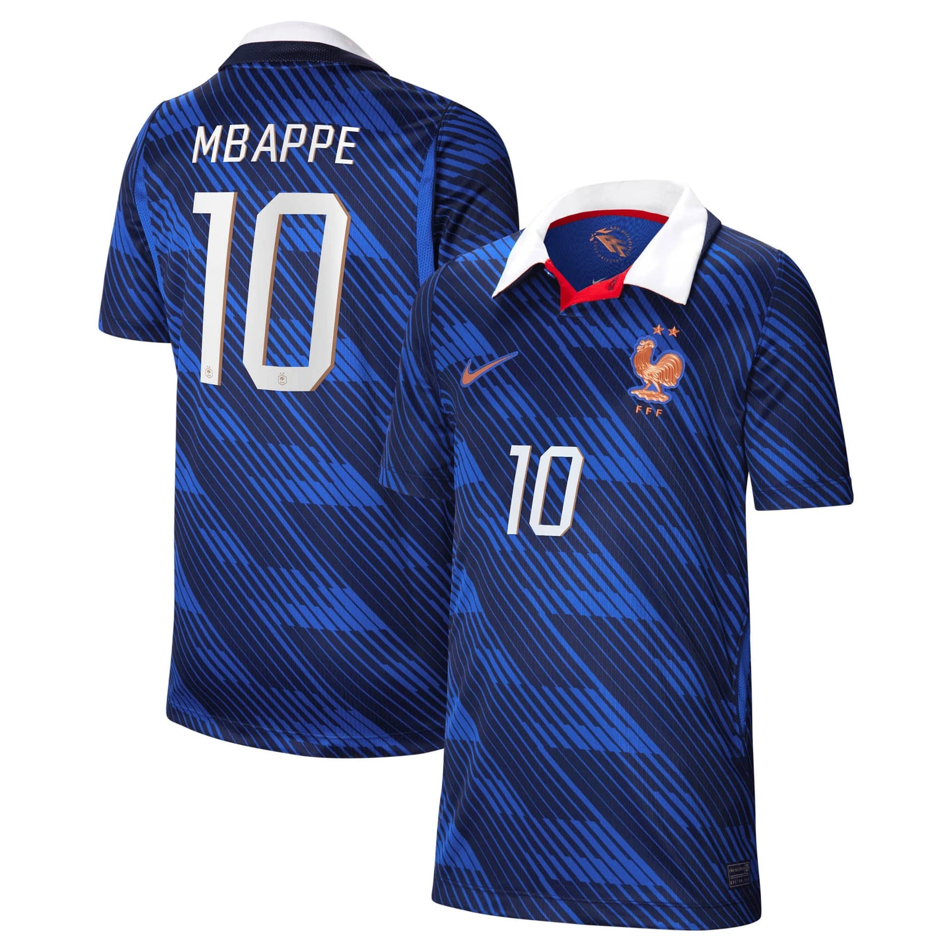 Nike Maillot France Enfant Domicile 2026 - Kylian Mbappé N°10