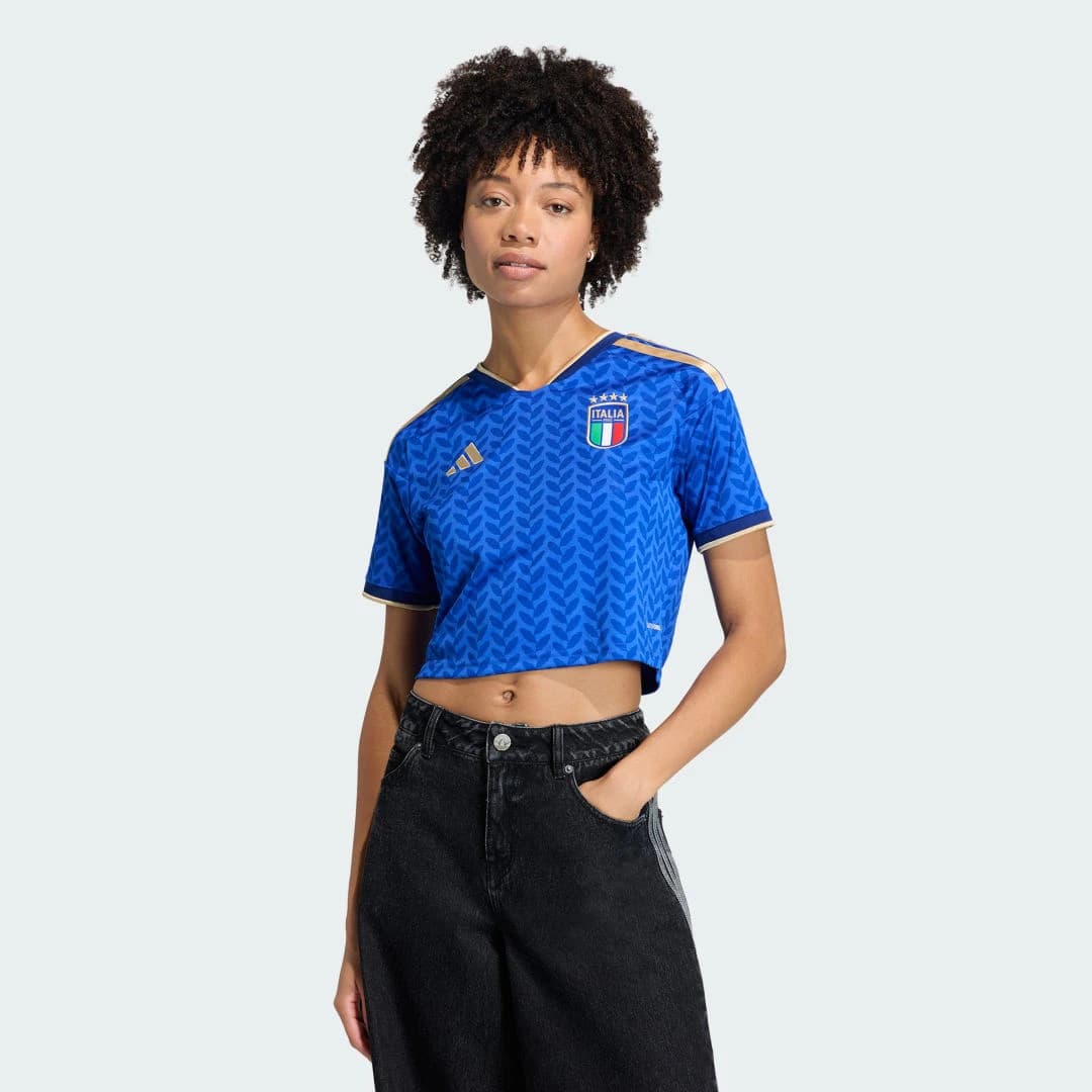 Adidas Maillot Italie Domicile Crop Top 2026