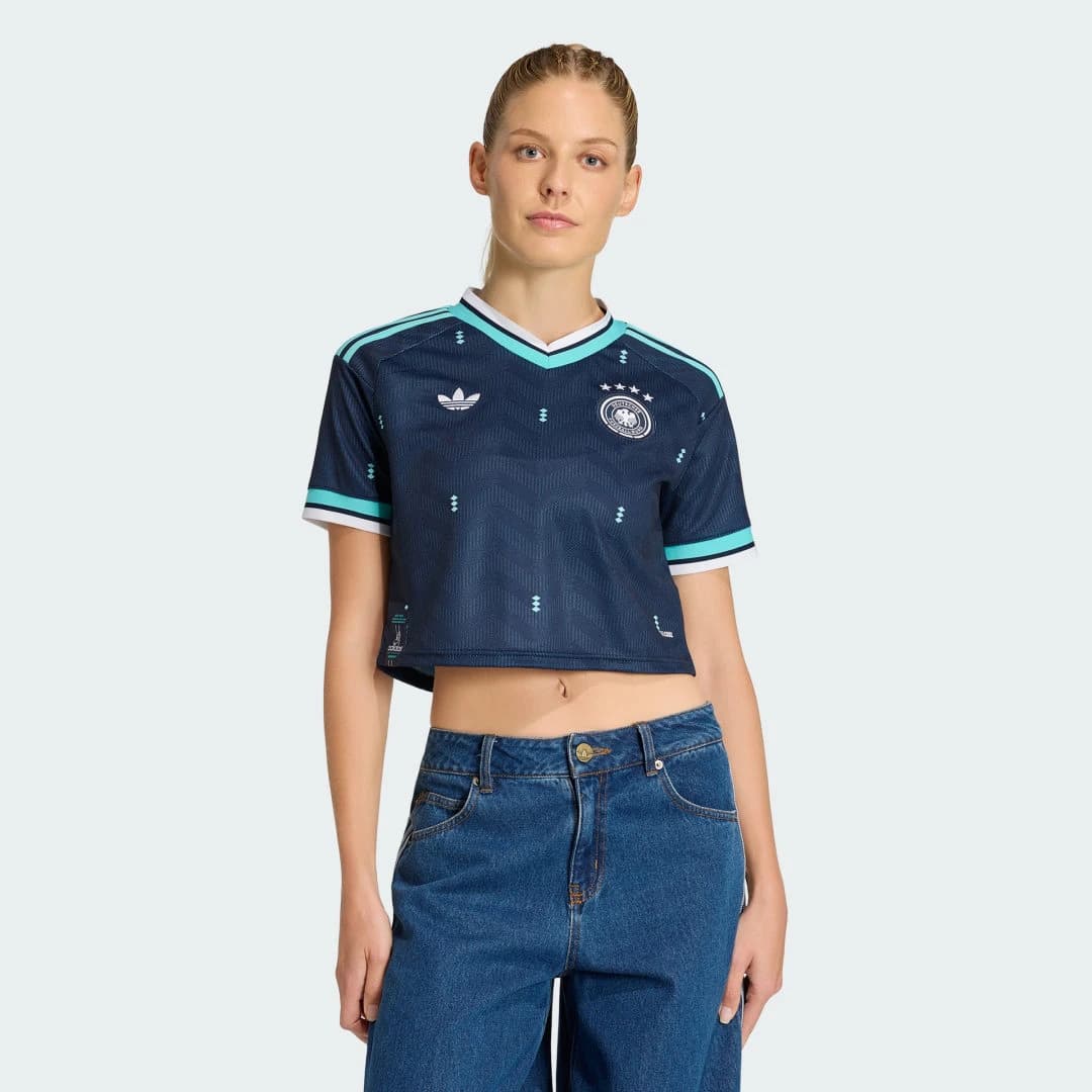 Adidas Maillot Allemagne Extérieur Crop Top Femme 2026