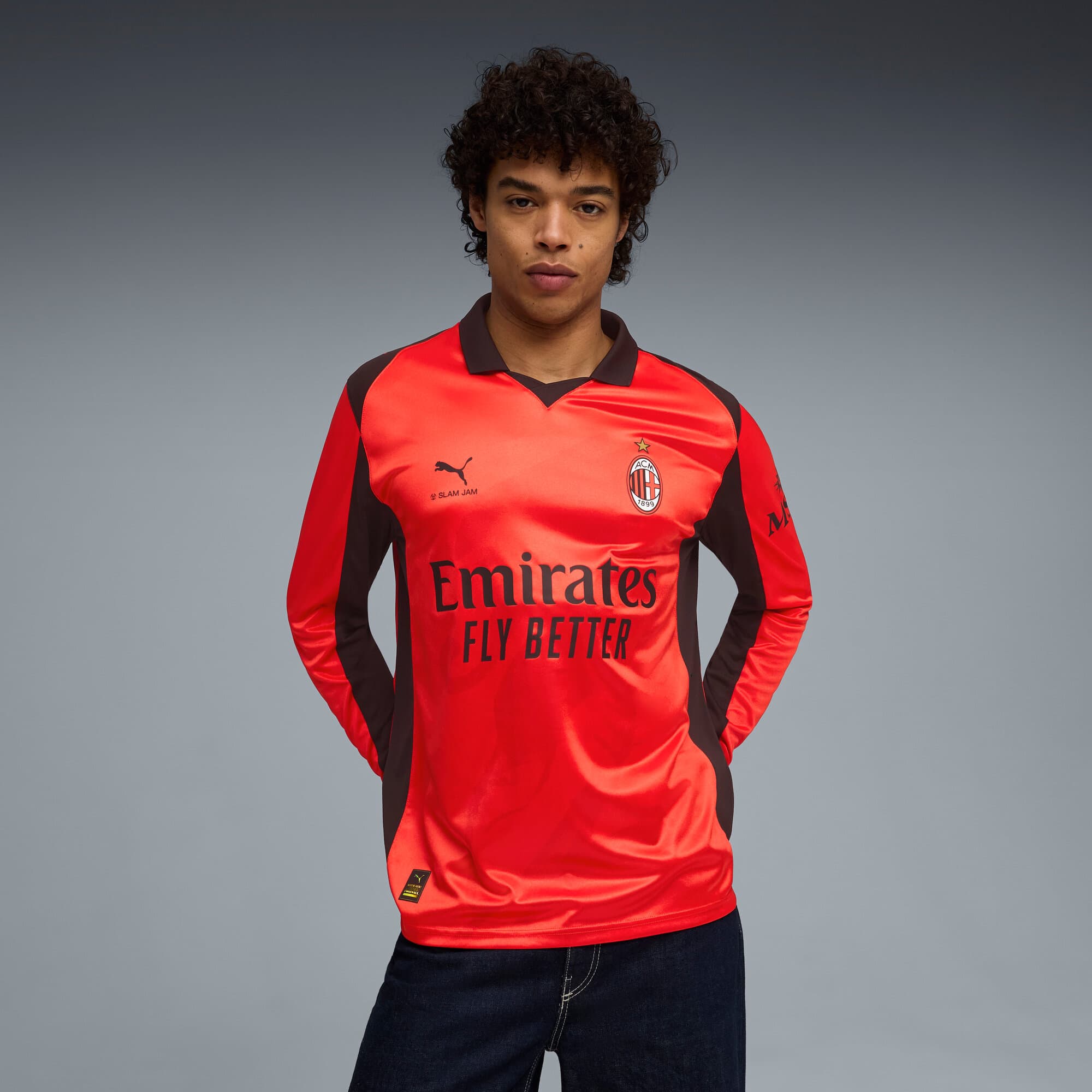 Puma Maillot AC Milan x Slam Jam Rouge - Manches longues