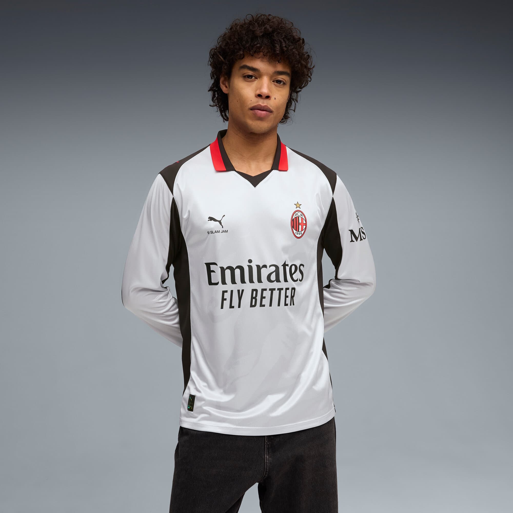 Puma Maillot AC Milan x Slam Jam Argent - Manches longues
