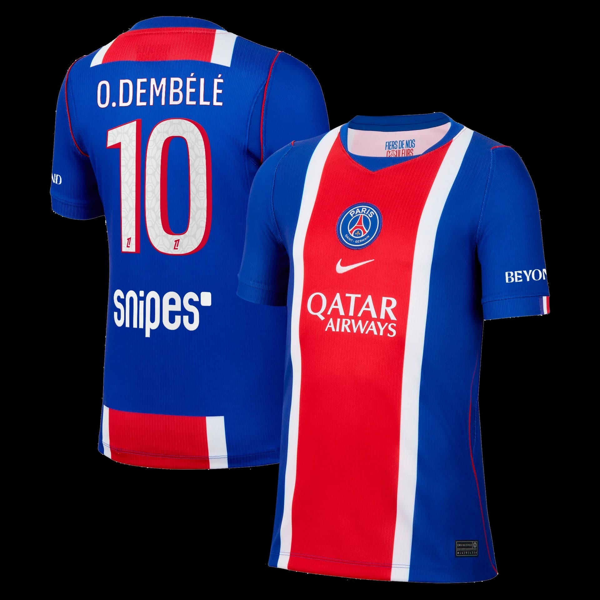 Nike Maillot PSG Enfant Domicile 2026/2027 - Ousmane Dembélé N°10